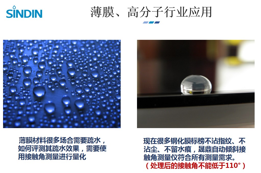 qm球盟会·(中国)球盟会精密水滴角测量仪测量方式：聚合物薄膜 